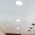 Installation of led downlight in City Beach
